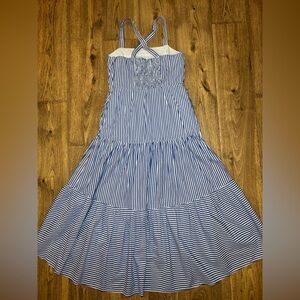 A blue and white striped dress, Banana Republic brand, Size S